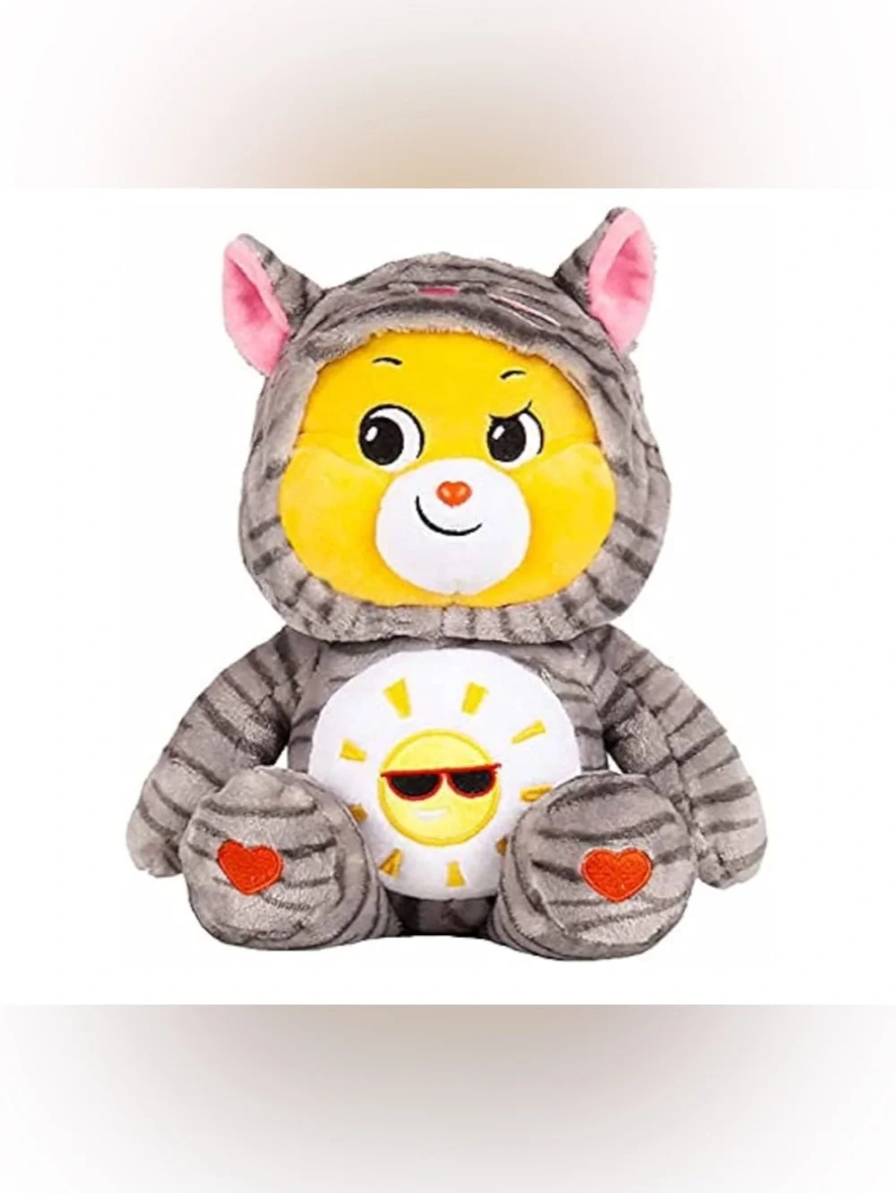 Care Bears - Funshine Bear Kitty Cat Hoodie ‘Unlock The Magic Snuggle’ Friends